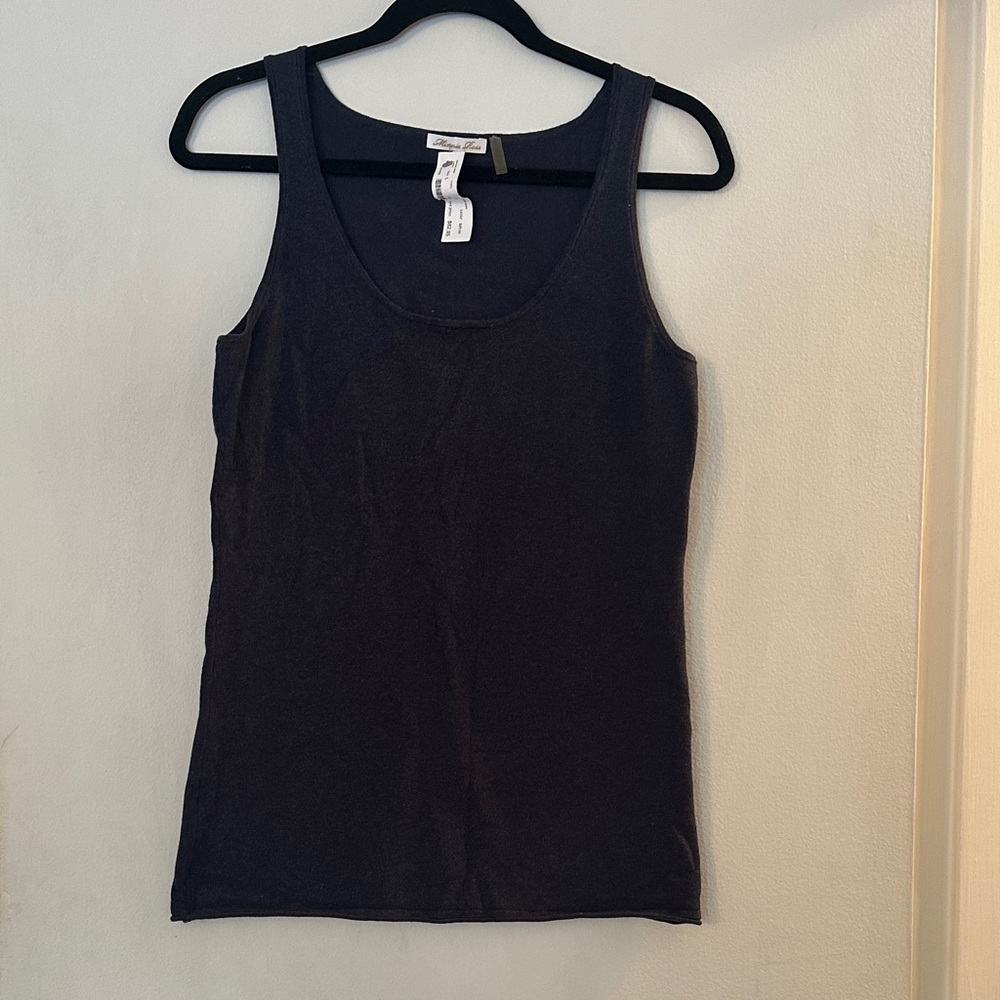 Minnie Rose Navy Tank Top